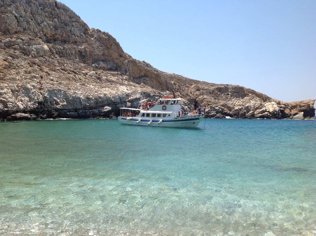 Boat tour around the island