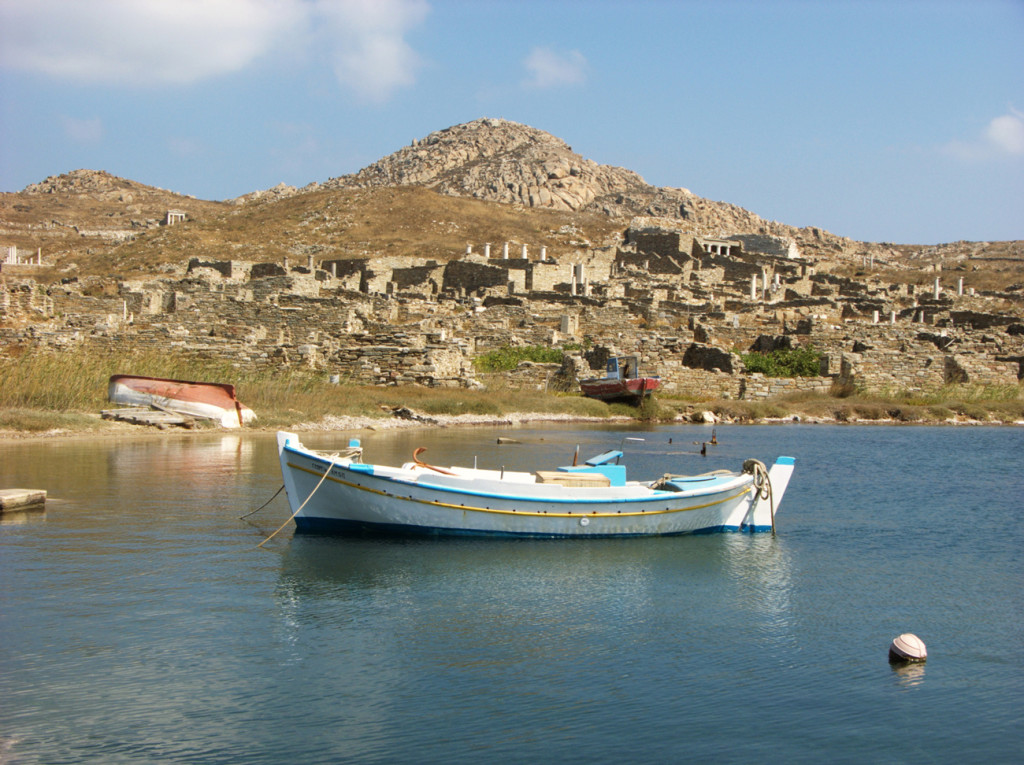 Visit nearby Delos